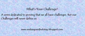 My Challenge: Christine